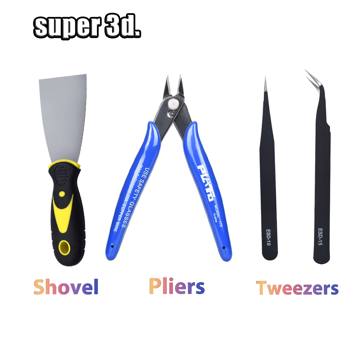 Print Removal Spatula - อุปกรณ์เสริมเครื่องพิมพ์ 3 มิติ 1 ชิ้น ตะขอเกี่ยวเหล็ก