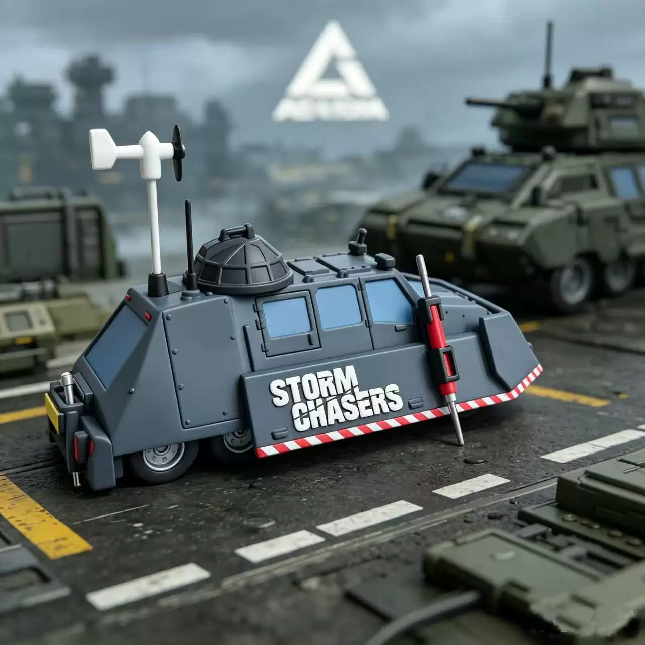 3D Printing Diecast Cars - รถโมเดลของเล่นสะสม Storm Chaser TIV2 Tornado Interceptor