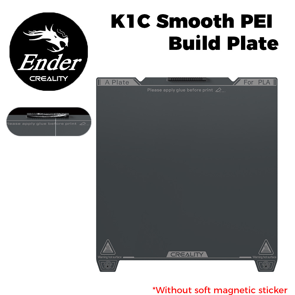 Pei Sheet - Creality อย่างเป็นทางการ K1C Smooth PEI สร้างแผ่น
