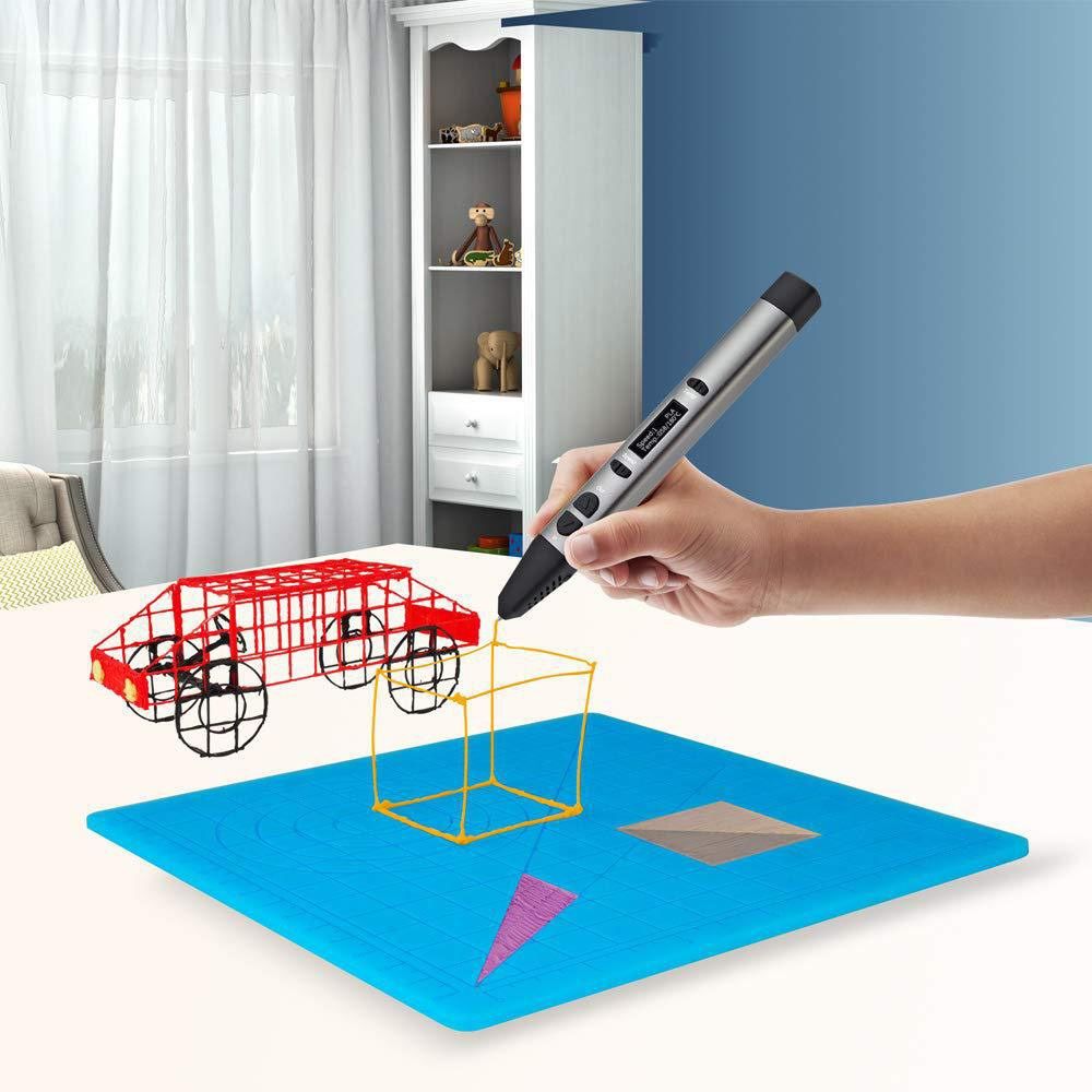 3D Printing Templates Free - เครื่องมือวาดแบบที่ทนทาน แผ่นซิลิโคนยืดหยุ่น แผ่นรองปากกา 3 มิติ แผ่นรองพิมพ์