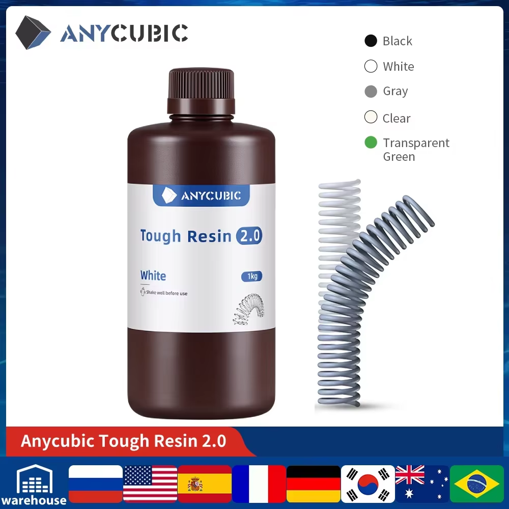 3D Printing Dental - ANYCUBIC ยืดหยุ่น Tough เรซิ่น 2.0 405nm