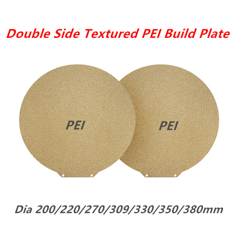 Pei Sheet - แผ่น PEI ทรงกลม Flsun T1 สำหรับเครื่องพิมพ์