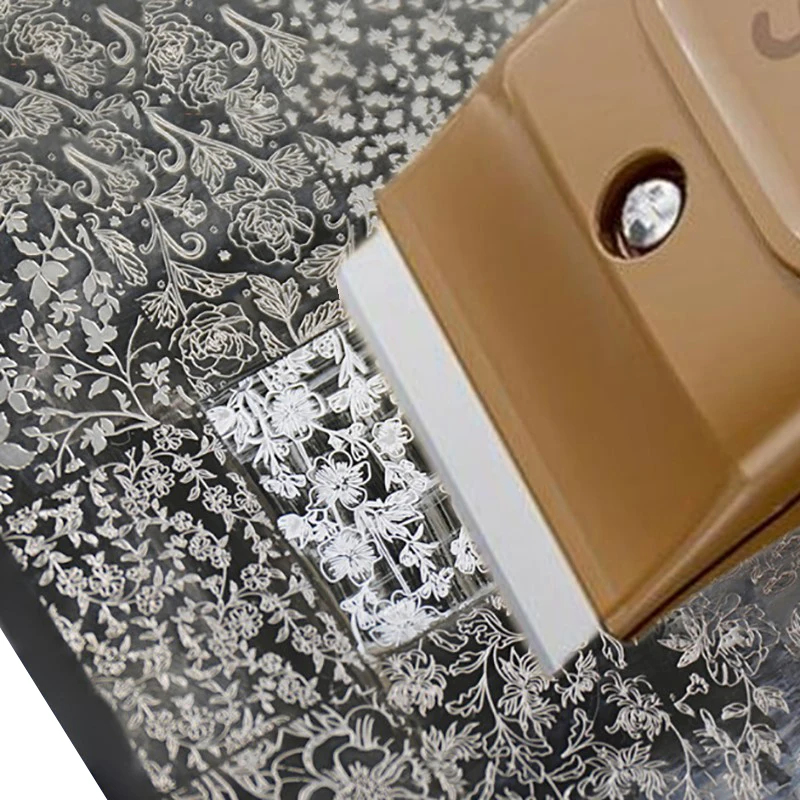 Print Removal Spatula - เครื่องมือทำเล็บแบบปั๊มลาย พร้อมที่ขูดทำความสะอาดอเนกประสงค์ และที่ขูดกาวสำหรับลอกลายพิมพ์เล็บ