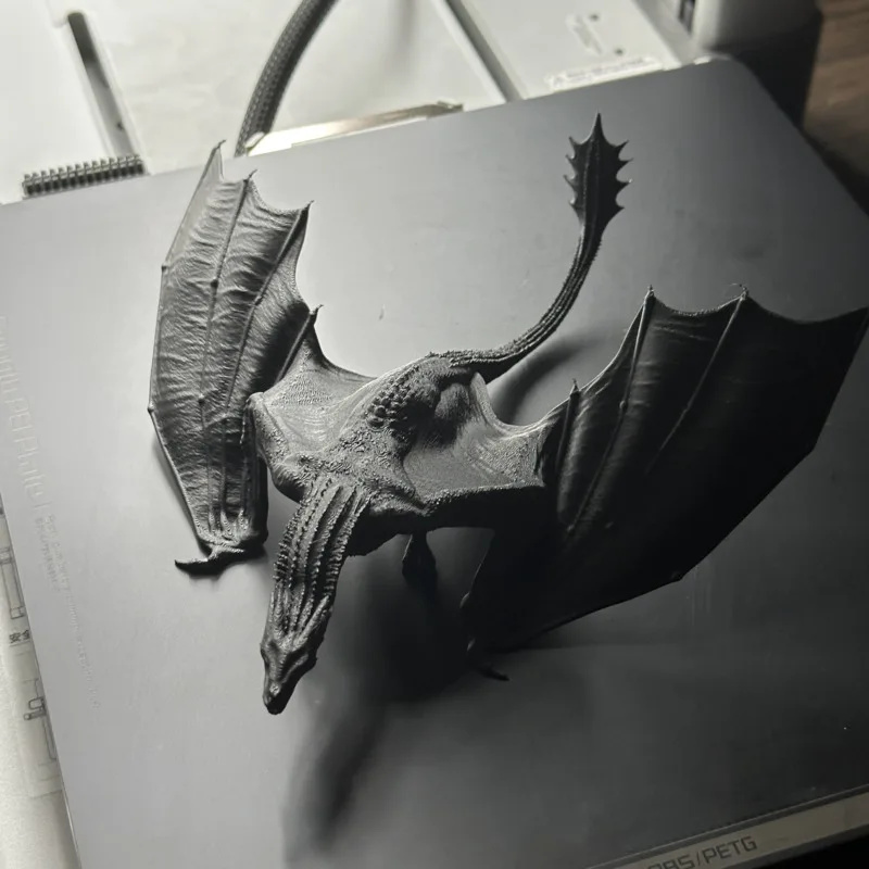 3D Printing Apps - โมเดลมังกรพิมพ์ 3 มิติ ทำจากเรซิ่น รูปปั้นมังกรบินได้ สัตว์วิเศษ
