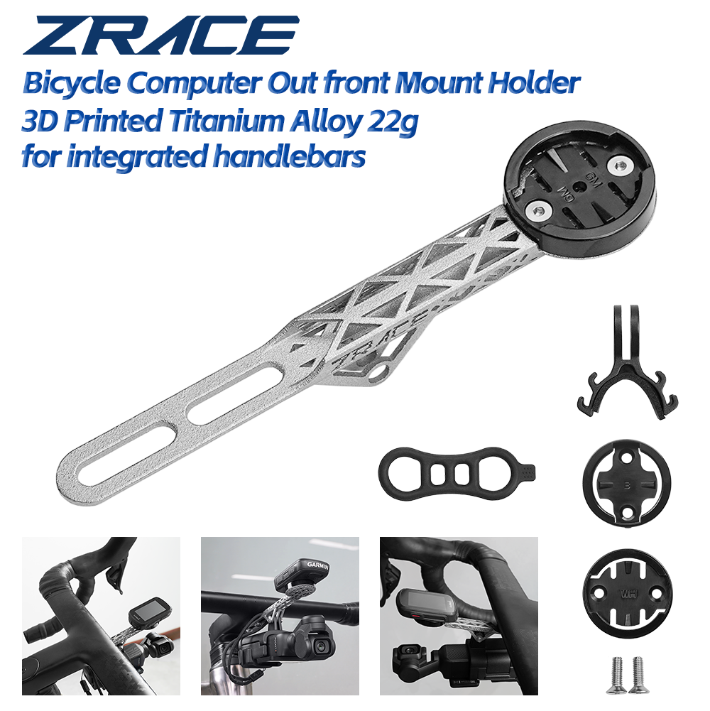 3D Printing Grip - ZRACE ที่ยึดคอมพิวเตอร์จักรยานไทเทเนียมแบบ 3 มิติ สำหรับแฮนด์แบบรวม IGPSPORT