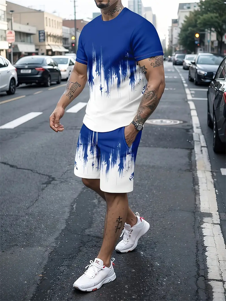 เสื้อยืดลายไล่เฉดสีสำหรับผู้ชา - 3D Printing Jersey บทวิจารณ์และราคา