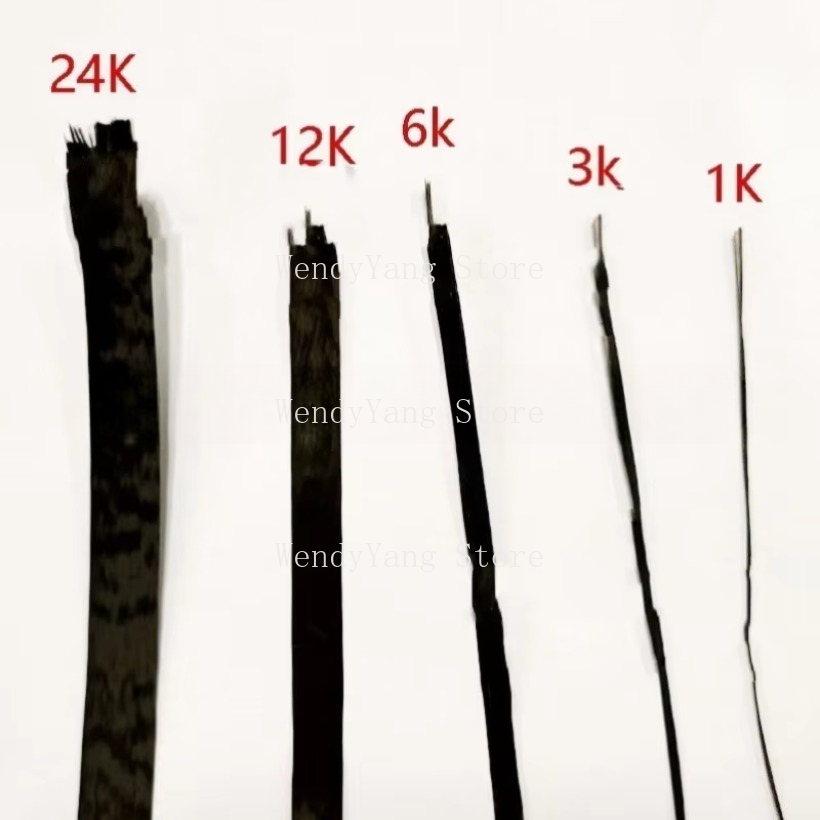 1K 3K 6K 12K 24K 48K คาร์บอนไฟ - Carbon Fiber Filament บทวิจารณ์และราคา