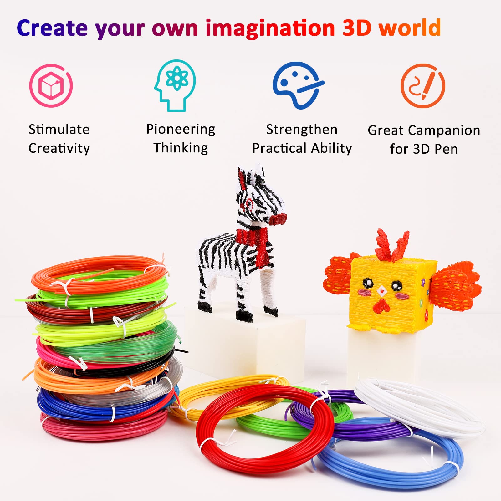 40/32/30 สี PLA Filament สําหร - 3D Printing Nylon Filament บทวิจารณ์และราคา