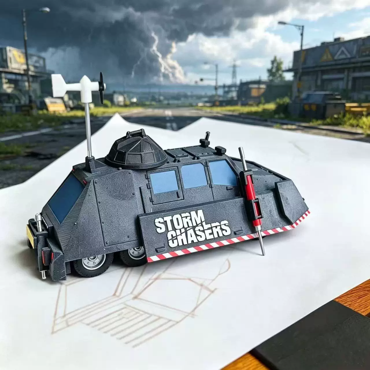 รถโมเดลของเล่นสะสม Storm Chase - 3D Printing Diecast Cars บทวิจารณ์และราคา