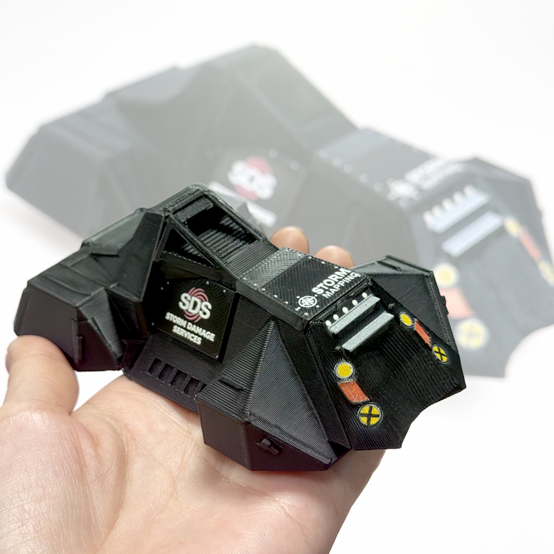 โมเดลรถไล่พายุพิมพ์ 3 มิติ รถส - 3D Printing Diecast Cars บทวิจารณ์และราคา