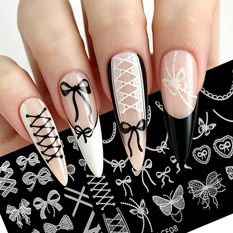 แผ่นปั๊มลายเล็บ 3D ลายโบว์ลูกไ - 3D Printing Templates Free บทวิจารณ์และราคา
