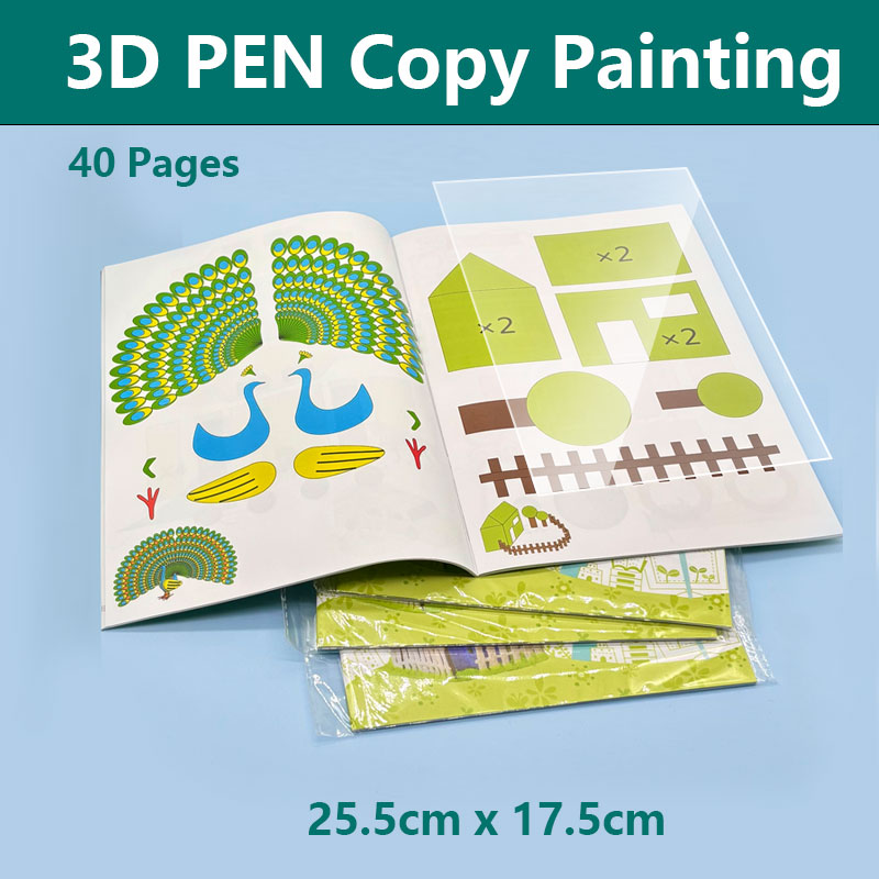 หนังสือวาดภาพด้วยปากกา 3 มิติ  - 3D Printing Templates Free บทวิจารณ์และราคา