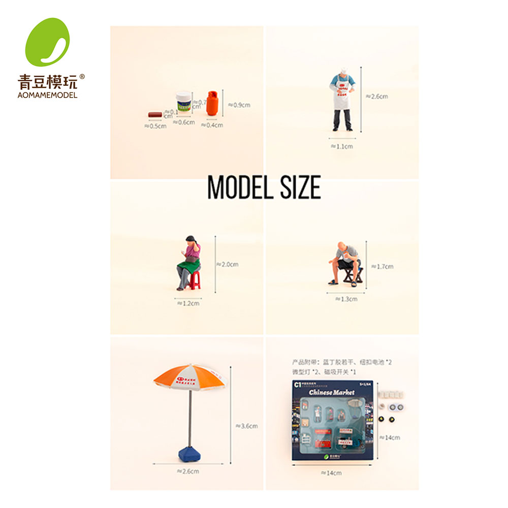 ชุดโมเดลตลาดกลางคืน 1/64 - ร้า - 3D Printing Kit บทวิจารณ์และราคา