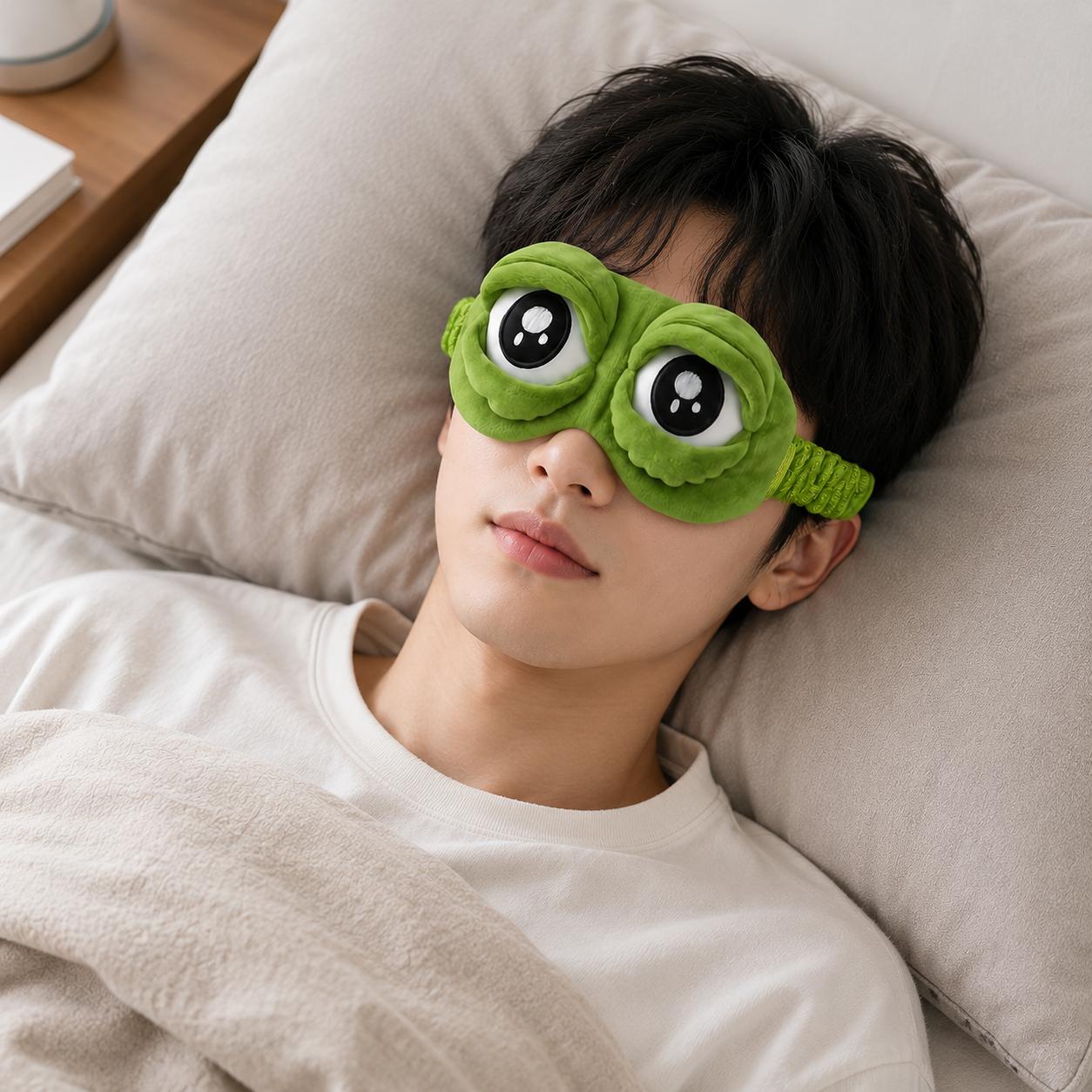 หน้ากากปิดตา 3 มิติ ลายกบสุดน่ - 3D Printing Mask บทวิจารณ์และราคา