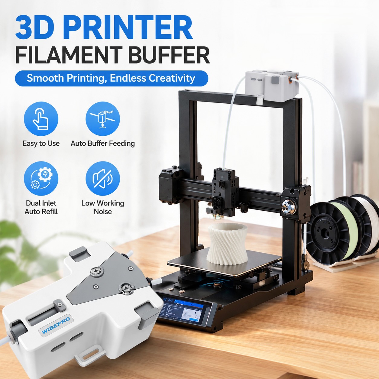 ไส้พิมพ์ 3 มิติ WISEPRO รุ่น T - Carbon Fiber Filament บทวิจารณ์และราคา