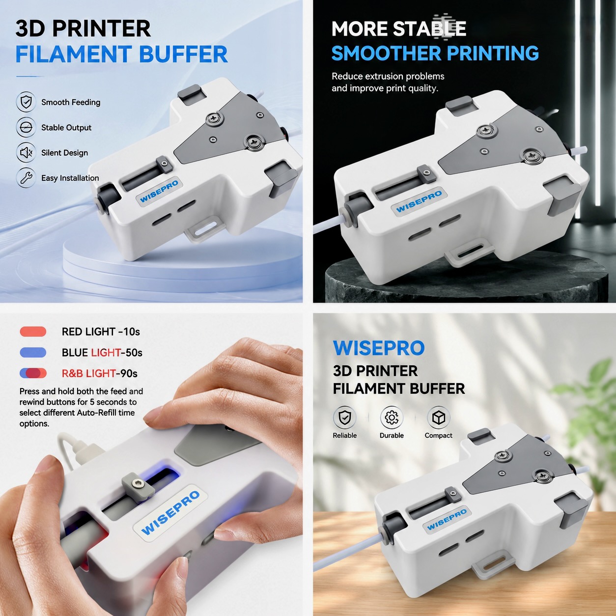 ไส้พิมพ์ 3 มิติ WISEPRO รุ่น T - Carbon Fiber Filament บทวิจารณ์และราคา